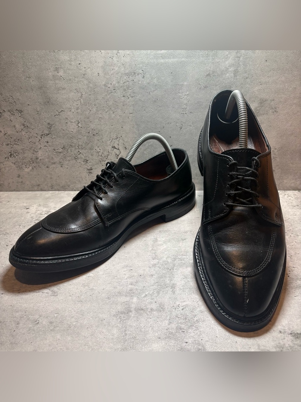 Allen Edmonds Walton Split Toe Mens Dress Shoes Oxfords Black Leather 8.5 D